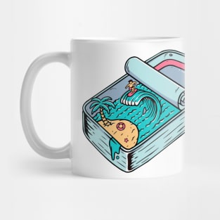 Beach Canned Sardines Mug